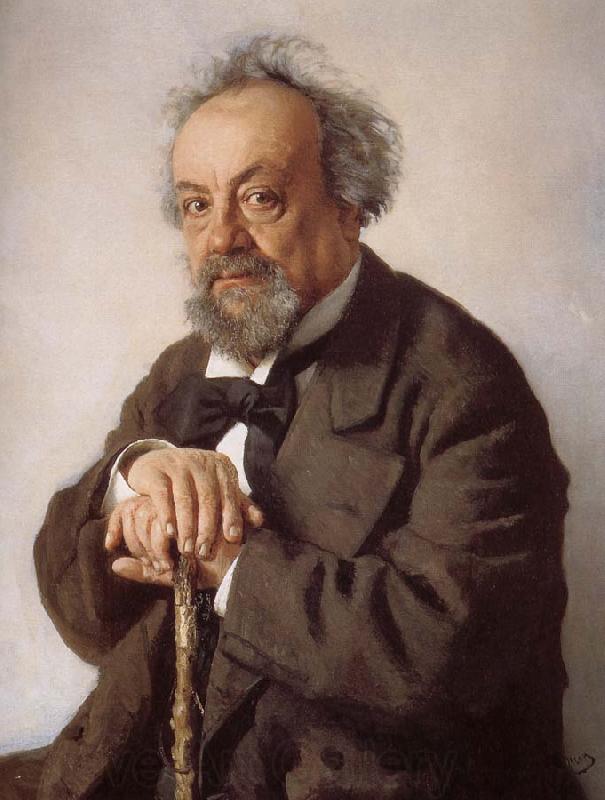 Ilia Efimovich Repin Peter Xie Rimsky portrait